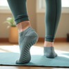 Gripjoy Grip Socks 3-Pack, Non Slip Socks for Yoga, Pilates,