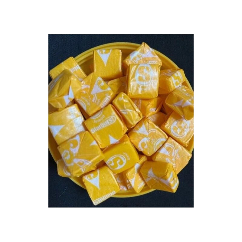 Starburst ALL LEMON Fruit Chews BULK Candy - ONE POUND
