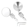 RATCHROLL 1 Set Universal Motorcycle Rear View Mirrors Adjustable Bar