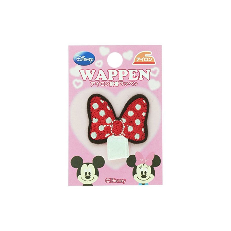 パイオニア 名札付けワッペン ディズニー ミニーマウス リボン MY352-MY290