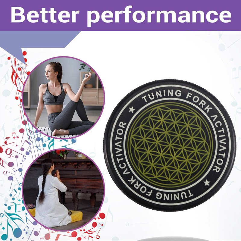 Kquepo Tuning Fork Activator, Creates Minimal Noise and Persistent Tone,