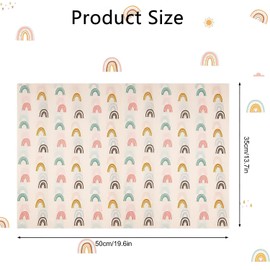 30PCS Rainbow Wrapping Paper, Rainbow Tissue Paper Birthday Gift Wrap Cute Rainbow Tissue Paper for Girls and Kids DIY Crafts in Wedding Birthday Party Baby Showers and Others Festival