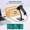 Barcode Scanner with Stand, USB Wired Inventory 2D 1D QR
