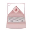 Vertical Keyboard Case Multi Angle Magnetic Clear Back Cover Detachable