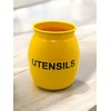 Nobel Barrel Shaped Utensil Holder & Organiser, Sturdy Cutlery Holder