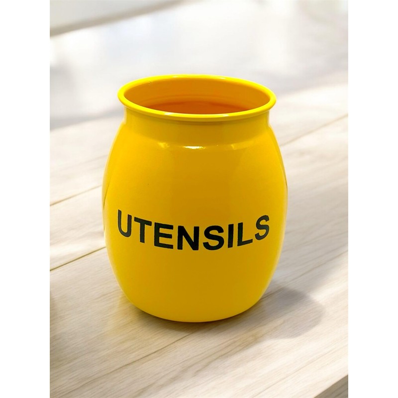 Nobel Barrel Shaped Utensil Holder & Organiser, Sturdy Cutlery Holder