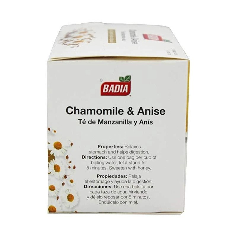 Badia Chamomile & anise tea /Te De Manzanilla y Anise