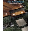 HIBOITEC Low Voltage Deck Lights Recessed Kit with Transformer Dimmable