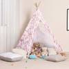 Silipull Pink Bow Teepee Tent & Kids Princess Playhouse Foldable