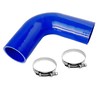 90 Degree Elbow Coupler Silicone Hose for Turbo/Intercooler/Intake Piping,Length 120mm