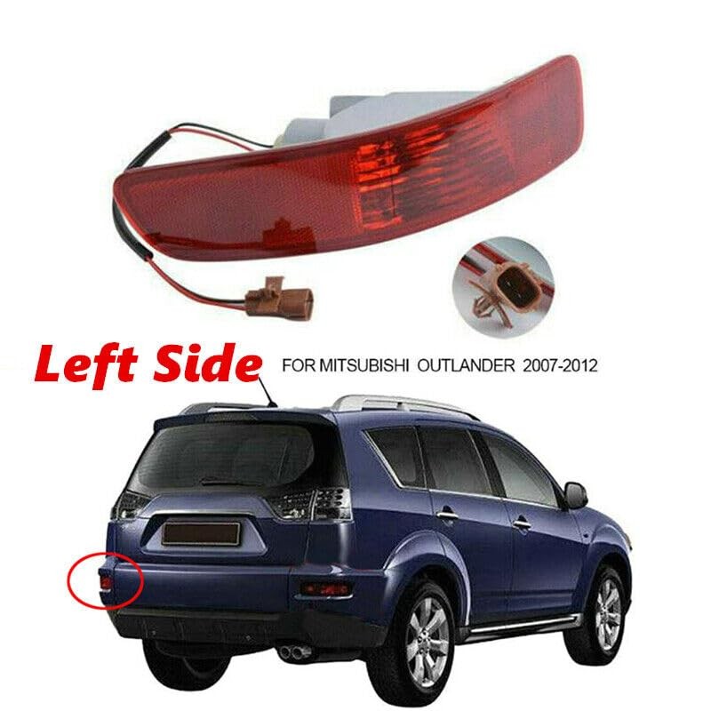 fitfoyo Left Side Rear Tail Fog Light Reflector For Mitsubishi