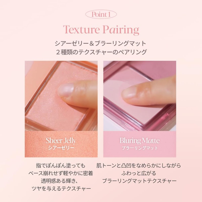 Espore Tone Pairing Cheek 01. Pink Icing, Powder Cheek &