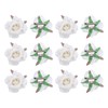 MECCANIXITY 12 Pcs Rose Flower Hair Clips 3 Inch Flower