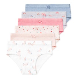 Lucky & Me Erica Girls GOTS Organic Cotton Bikinis (6-Pack) So Magical 4/5