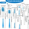 Vervex 17 Piezas Cepillo para Limpiar Popotes – Limpieza de