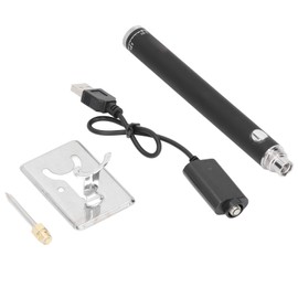 Rechargeable Soldering Iron Cordless Portable Charging Welding Tool Pen Digital Soldering Kit for DIY Repair Work Black