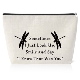 Sympathy Gift Makeup Bag for Loss of Loved Loss of Father Loss of Mother Dragonfly Gift Dragonfly Memorial Gifts Condolence Gifts Cosmetic Bag for Family Member Bereavement Gift