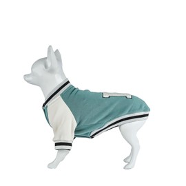 IZOCOOL - Dog Jumper, Fleece Dog Jumper, Large Dog Sweatshirt, Warm and Lightweight, Easy to Wear (Green, L)