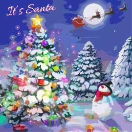 Sign Me Up By Diana Its Santa Snowman Christmas Sign or Door Hanger