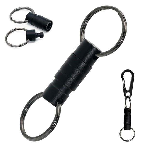 NCEDFYLER JY Quick Release Keychain Clip, Small Carabiner Clip &