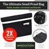 Formline Smell Proof Bag (7x6 inches) with Double the Odor