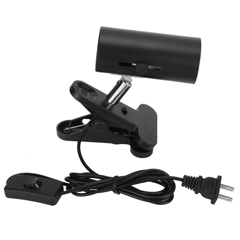 Reptile Sun Basking Lamp Clip on Bracket Rotatable Heat Light
