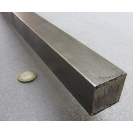 Basic 12L14 Square Carbon Steel Bars, 1 1/8" Square x 1 Ft Length