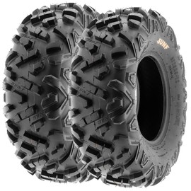 Set of 2 SunF Power.II 26x9-12 ATV UTV Off-Road Tires, All-Terrain, 6 PR, Tubeless A051