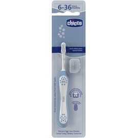 Chicco - Cepillo de Dientes para bebé de 6 a 36 Meses, Azul Índigo