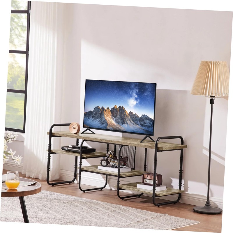 TEHAUX 1 Pair Durable Tv Stand for Bedroom Reinforced Base