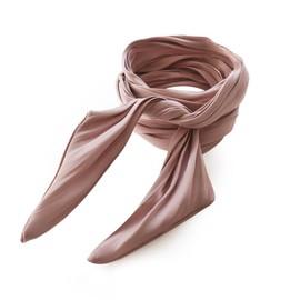 JewelVOX Hairwire, Wire Pony Wide, Women's Hair Accessories, Satin Style, Hair Arrangement (Dark Pink)