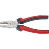 Kraftmann 326 Combination Pliers, Black/Red/Silver, 175 mm