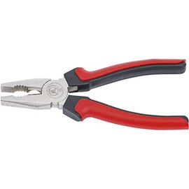 Kraftmann 326 Combination Pliers, Black/Red/Silver, 175 mm