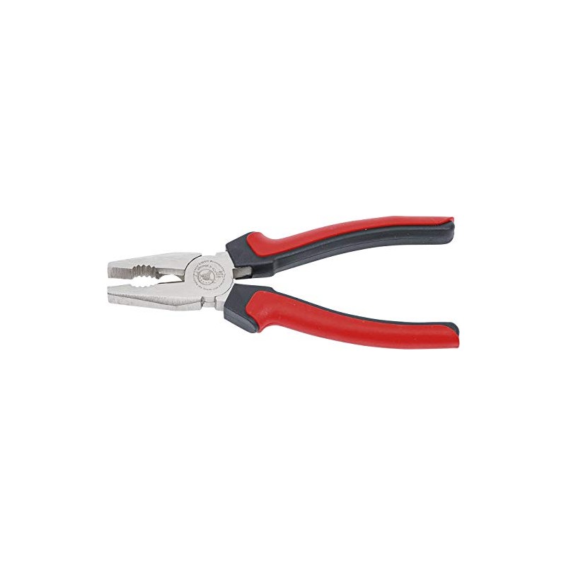Kraftmann 326 Combination Pliers, Black/Red/Silver, 175 mm