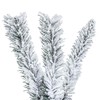 Vickerman 9' x 18" Flocked Utica Fir Artificial Unlit Garland