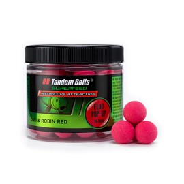 Tandem Baits SuperFeed Fluo Pop-Up Chilli & Robin Red, Carp Fishing Pop-Ups, Carp Fishing Bait, Carp Bait, Hookbaits, Carp Fishing Accessories for Monster Fish 16mm 70g