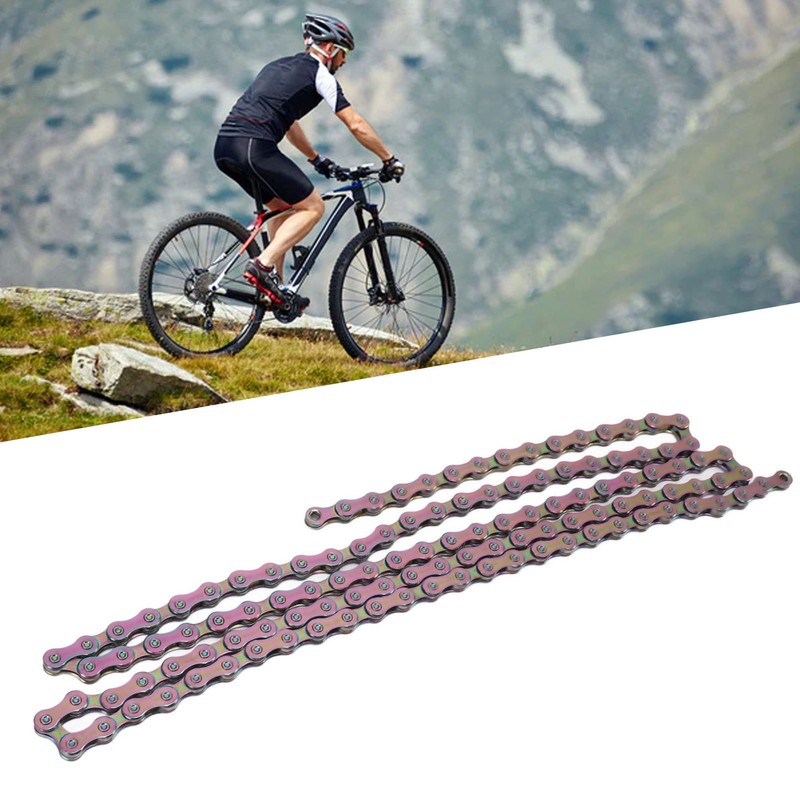 9 Speed Bicycle Chain Lightweight Alloy Steel Mountain Road Bike