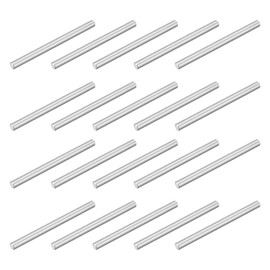 uxcell 40Pcs M2.5 x 35mm 304 Stainless Steel Dowel Pin, Cylindrical Shelf Support Peg Pin Parallel Pin Fastener for Mechanical Manufacturing, Industry, Furniture Installation, Silver