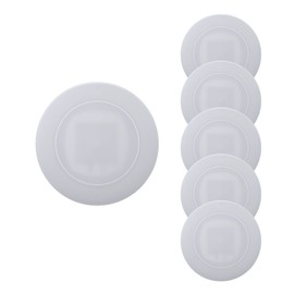 Manufacturers' Select Radiance RV, Marine12V LED Overhead Ceiling Puck Lights, Recess Mount for RV Camper Trailer Motorhome Interior Dome Lighting (3" Screw Mount - 6pk)