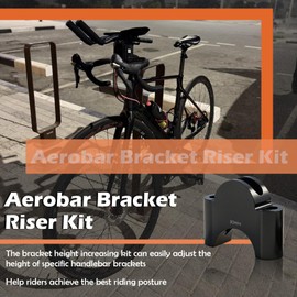 Aerobar Bracket Riser Kit Fit for Profile Design 30mm Height Adjustment - 31.8mm Clamp