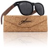 glozzi Walnut Wood Sunglasses Men and Women Polarised UV400 with