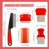 Set De 5 Peines Para Piojos Liendrera, Corto Largo Mango