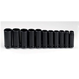 1/2" Drive 11 Piece Deep Impact Socket Set - 6 Point