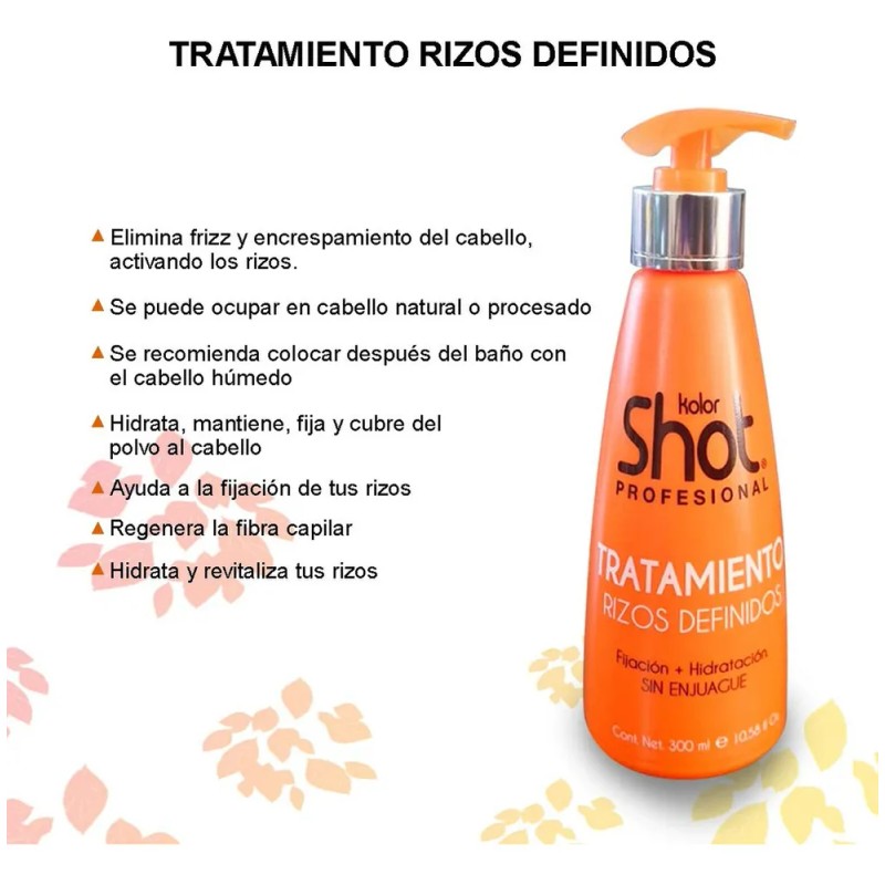 Kit Tratamiento Activador De Rizos Definidos 5 Pzs