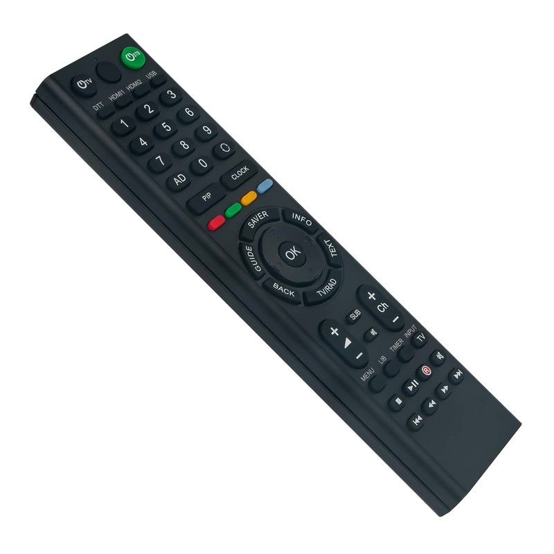 VINABTY-fit RM-100 Replacement Remote Control for TVONICS FREEVIEW TOP Box