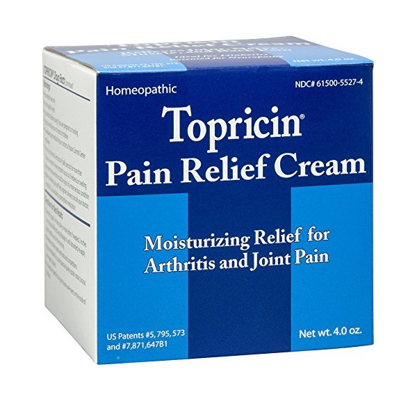Topricin - Moisturizing cream relief for arthritis and joint pain, 4 oz ( Pack of 10)