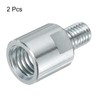 sourcing map 2pcs M14 Female to M10 Male Adapter Polisher