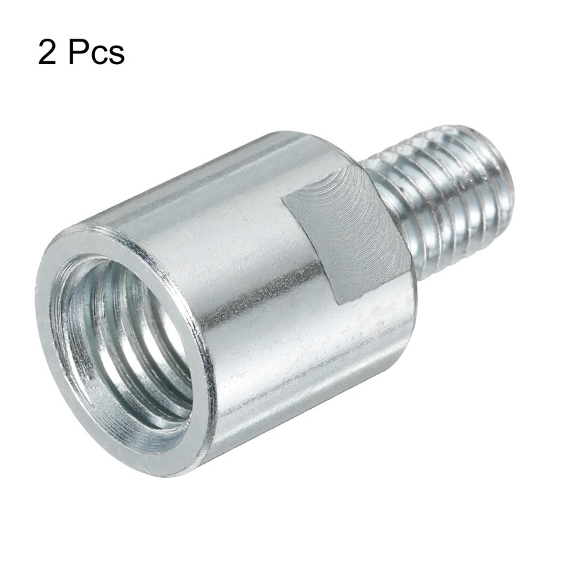 sourcing map 2pcs M14 Female to M10 Male Adapter Polisher
