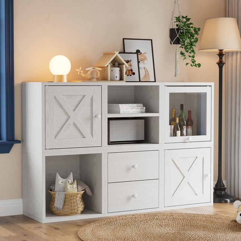 FUSUNBAO Magic DIY Cube Storage Organizer Stackable Cubes for Home