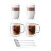 ZWILLING Sorrento Double-Wall Coffee and Beverage 9-pc Glassware Set